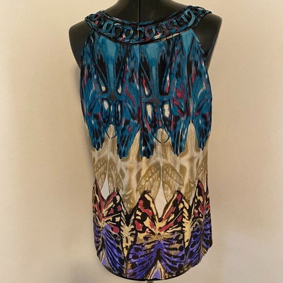 New Directions Sleeveless Boho Womens Top Size M - Picture 2 of 6